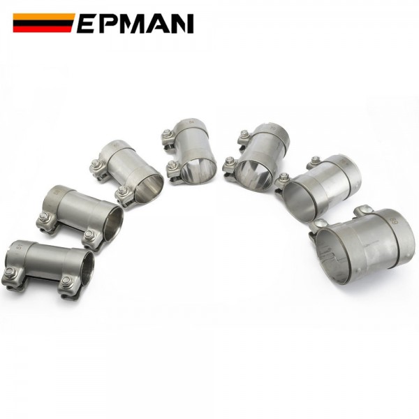 6 x 14 Clamp On Stainless Steel Silencer Exhaust Box Body, 3 (76mm